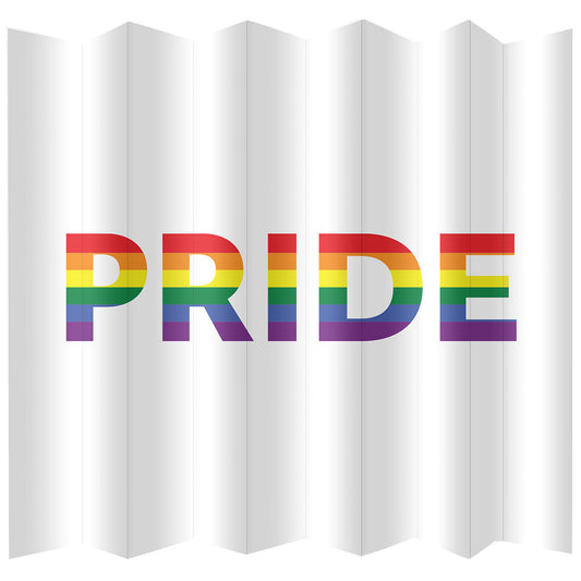 Pride Folded Paper Supporter's Banner