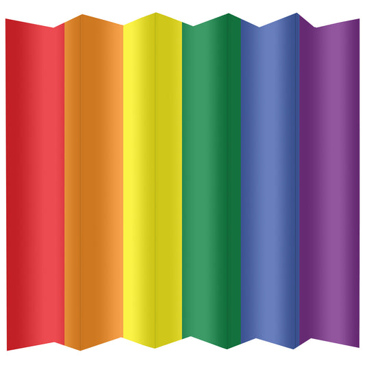Pride Theme Folded Paper Supporter's Banner