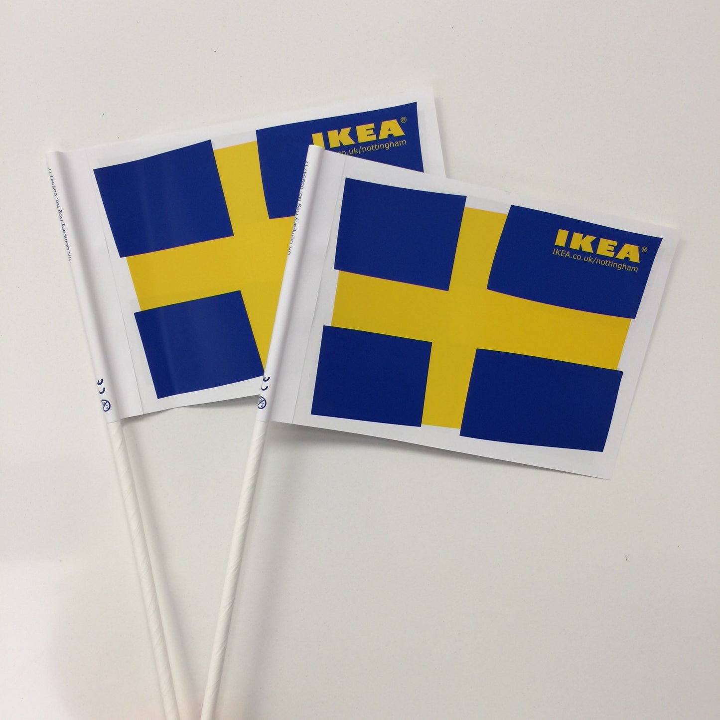 Custom Printed Paper Handwaving Flags (Box of 1000)