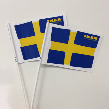 Custom Printed Paper Handwaving Flags (Box of 1000)